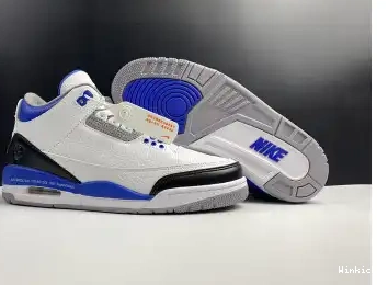 SHOES JORDAN 3 BLUE AIR CT8532-040 RETRO WHITE 0525